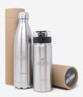 kit borracce composta dalla borraccia il alluminio Aquacycle e la borraccia in alluminio Thermoride