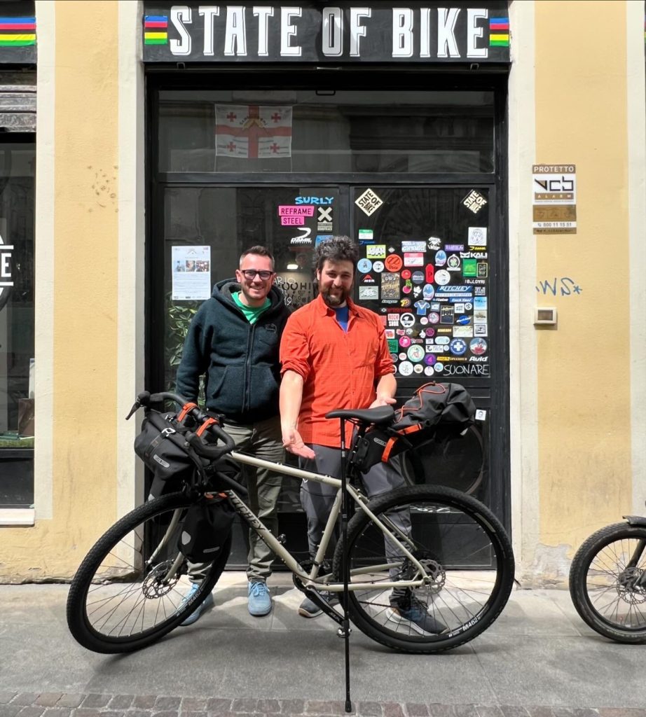 emanuele ed alberto i titolari del negozio state of Bike di brescia, rivenditore ufficiali del Biri